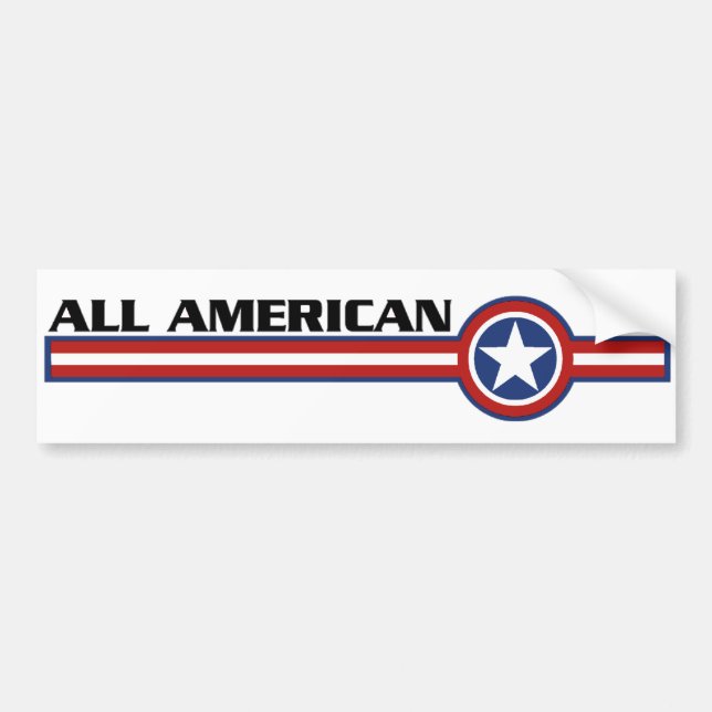 All American bumper sticker (Front)