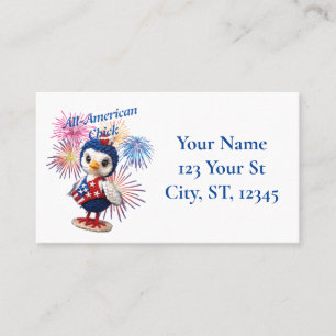 All-American Chick Thunder_Cove Business Card
