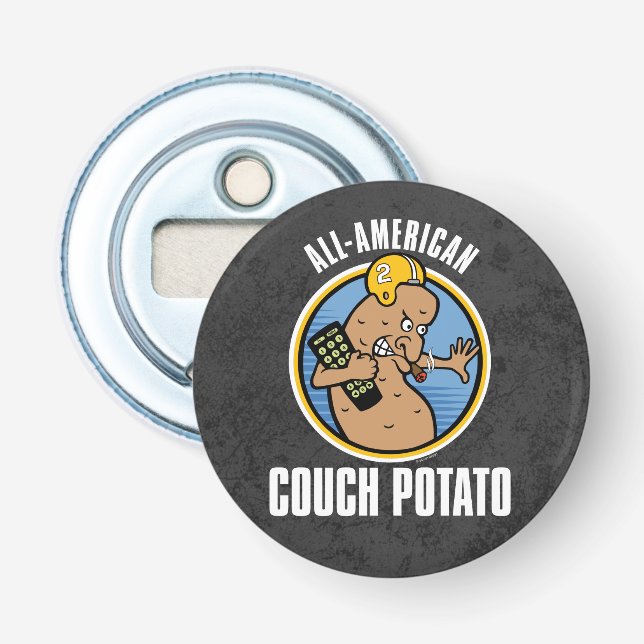 All-American Couch Potato Bottle Opener (Front)