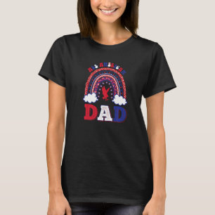 All American Dad 4th Of July Eagle   T-Shirt