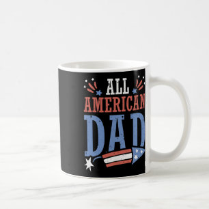 All American Dad 4th Of July Firecracker Independe Coffee Mug