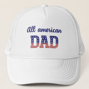 All American Dad USA 4th of July Celebration Trucker Hat