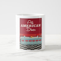 All American Diner Retro Poster