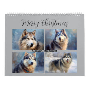 All-American Dog Breeds 4 Per Page Custom Photo Calendar