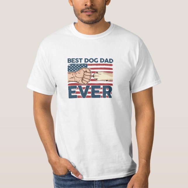 All American Dog Dad T-shirt (Front)