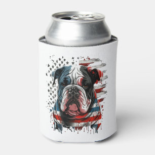 ALL AMERICAN DOG-lovers english bulldog Can Cooler