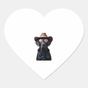 ALL AMERICAN DOG-lovers pit bull (1) Heart Sticker