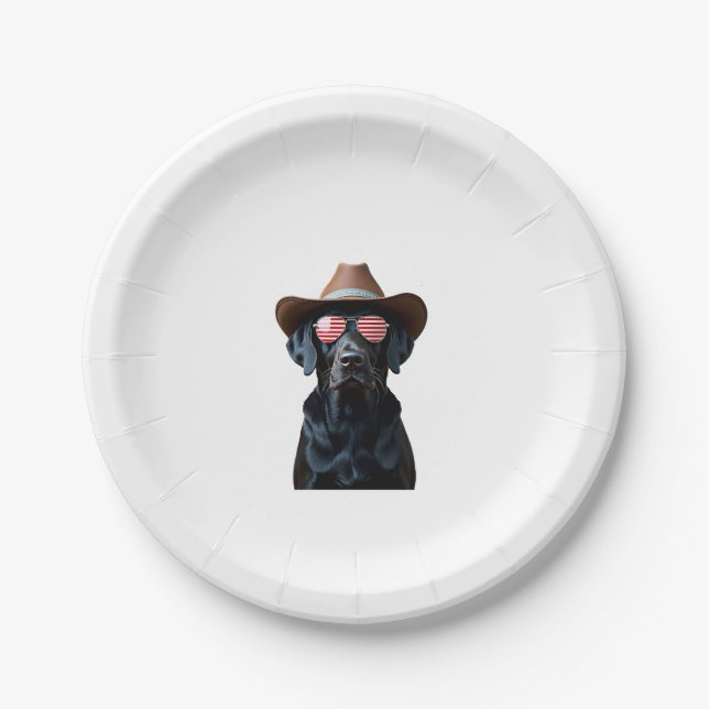 ALL AMERICAN DOG-lovers pit bull (1) Paper Plate (Front)