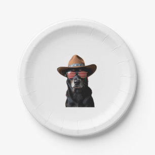 ALL AMERICAN DOG-lovers pit bull (2) Paper Plate