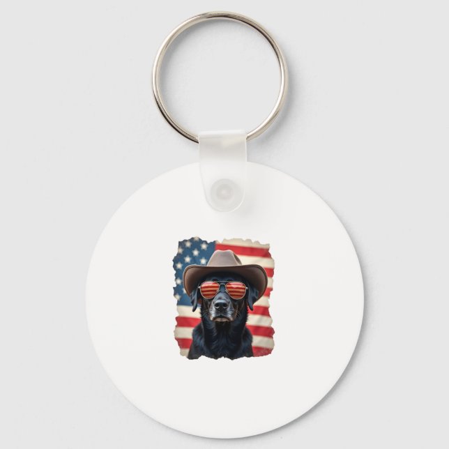 ALL AMERICAN DOG-lovers pit bull  (3) Key Ring (Front)