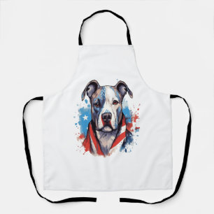 ALL AMERICAN DOG-lovers pit bull  Apron