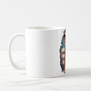 ALL AMERICAN DOG-lovers pit bull Coffee Mug