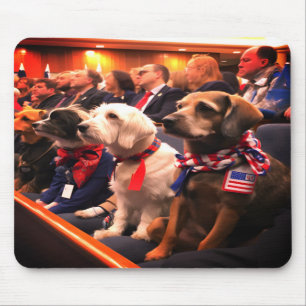 All American Dogs + Puppies Laptop Desktop Tablet Mouse Mat