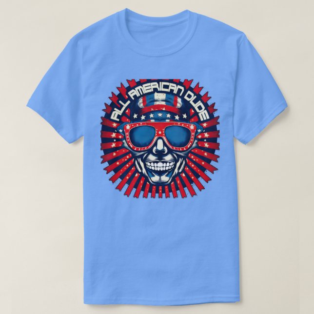 All American Dude 2 T-Shirt (Design Front)