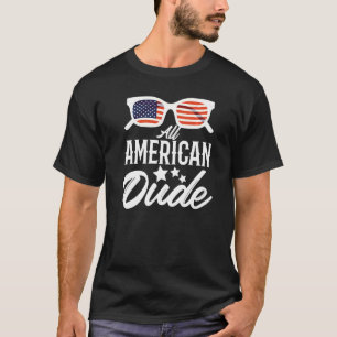 All American Dude 4th Of July Family Matching Sung T-Shirt