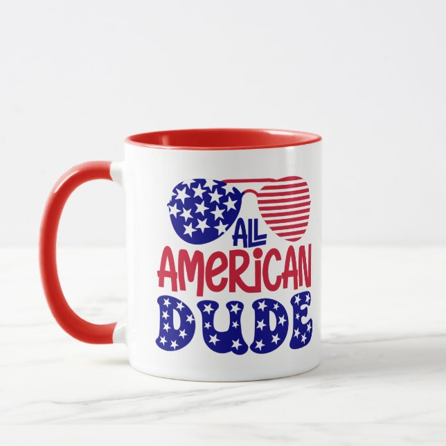 All American Dude  Mug (Left)