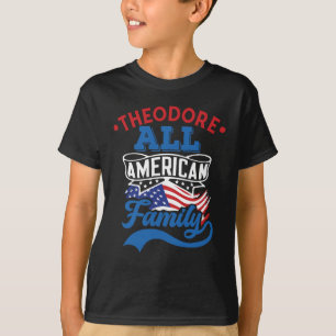 All american family 4th july patriotic matching T-Shirt