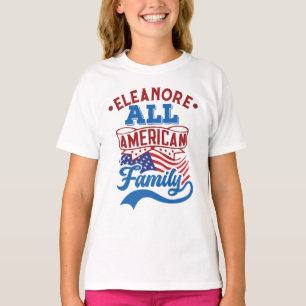 All american family 4th july patriotic matching T-Shirt