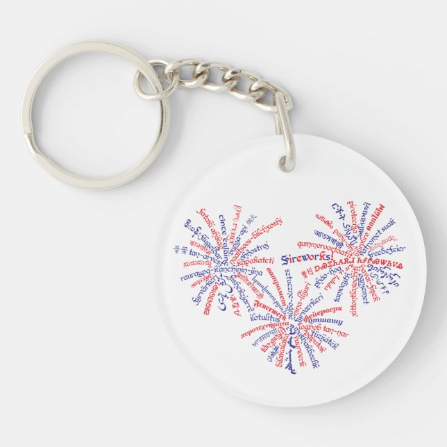 All-American Fireworks Keychain (Front)