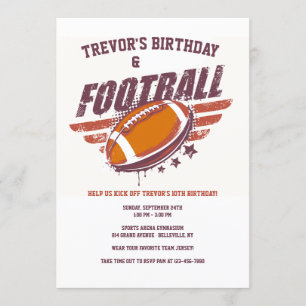 All American Football Invitation