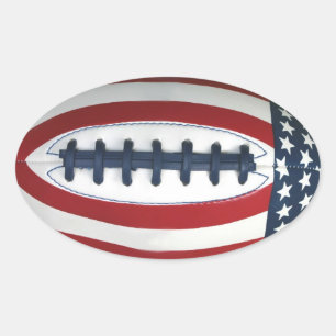 All-American Football Sticker