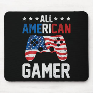 All American Gamer 4th Of July Boys Toddler Patrio Mouse Mat