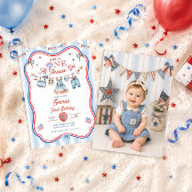All American Girl 1st Birthday Photo