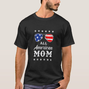 All American Girl 4th Of July Girls Kids Teens Sun T-Shirt