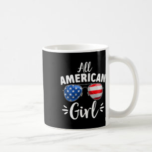 All American Girl Girls 4th Of July  Coffee Mug