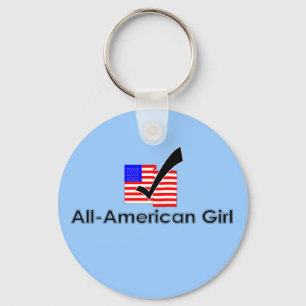 All-American Girl Key Ring