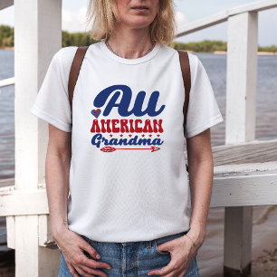 All American Grandma 4th of July Grandmother T-Shirt