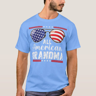 All American Grandma Shirt 4th of July Sunglasses