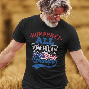 All american grandpa 4th july patriotic family T-Shirt