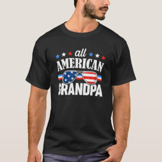 All American Grandpa 4th of July USA Family Matchi T-Shirt