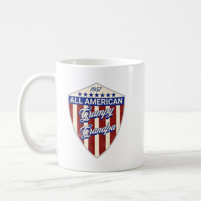 All American Grumpy Grandpa Coffee Mug (Left)
