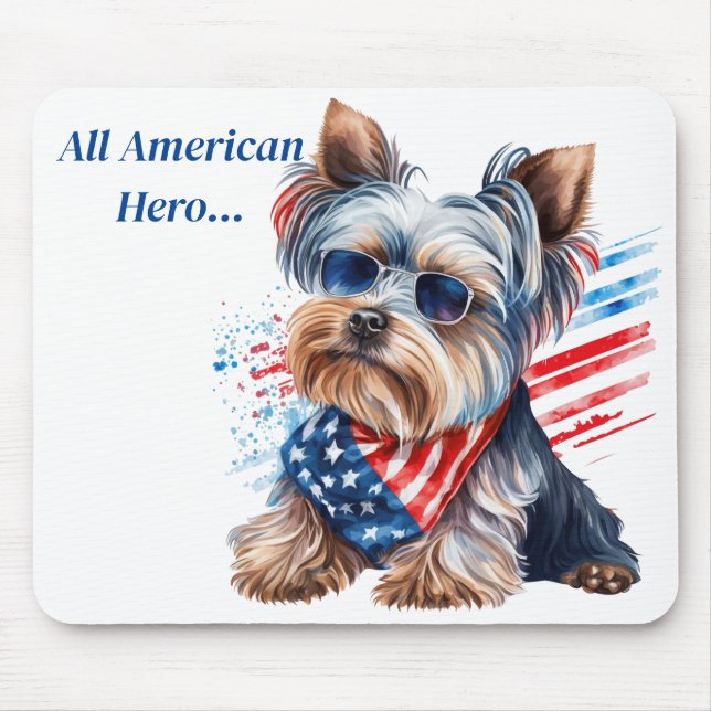All American Hero Mouse Mat (Front)