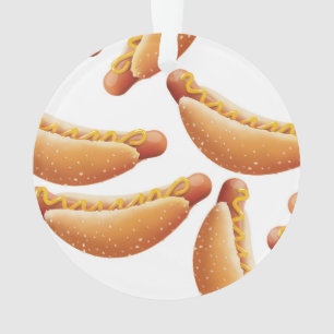 All American Hot Dog. Ornament