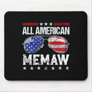 All American Memaw 4th Of July Family Matching Sun Mouse Mat
