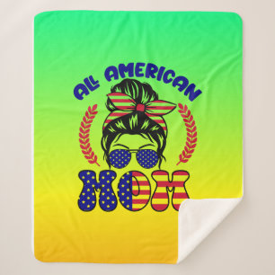 All American Mom-32169 Sherpa Blanket