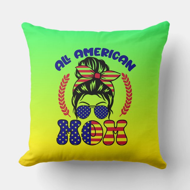 All American Mum-32169 Cushion (Front)