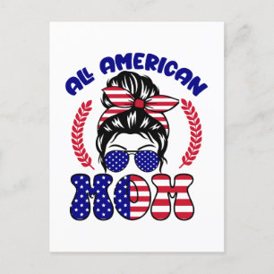 All American Mum-32169 Holiday Postcard