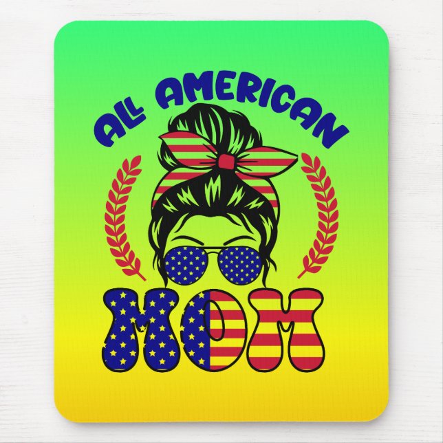 All American Mum-32169 Mouse Mat (Front)