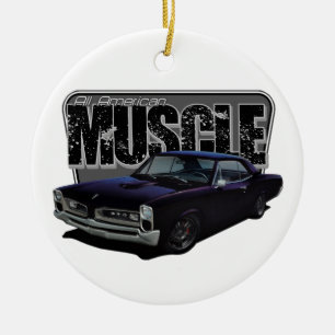 All American Muscle Ceramic Tree Decoration