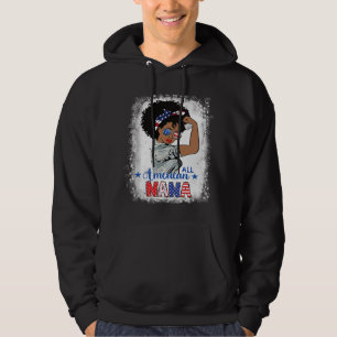 All American Nana Patriot USA Female Veteran 4th O Hoodie
