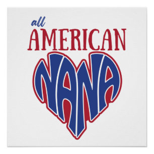 All American Nana Poster