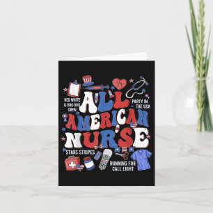 All American Nurse Memorial Day Honour And Remembe Card