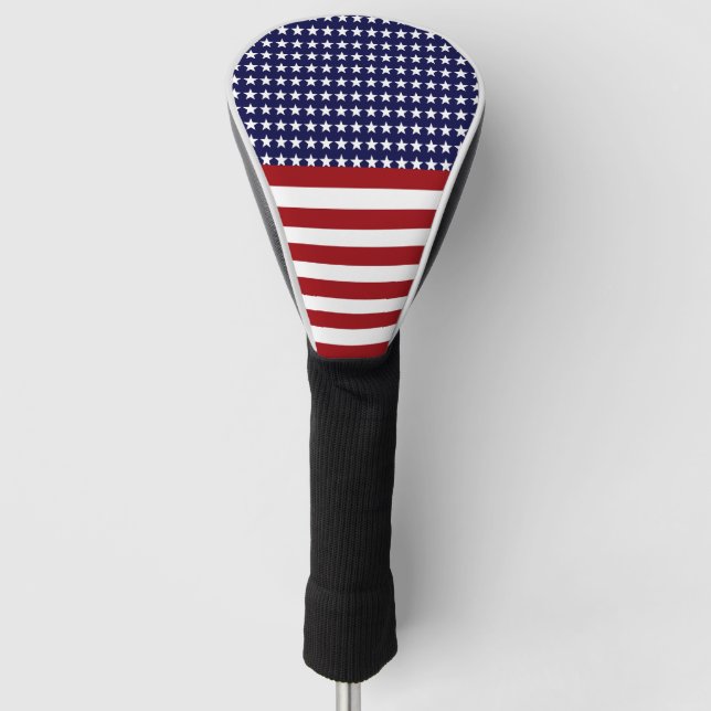 All American Patriotic Golf Head Cover (Front)