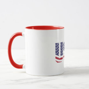 “All American” Patriotic USA Logo Mug