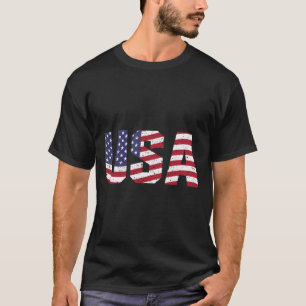 “All American” Patriotic USA Logo T-Shirt