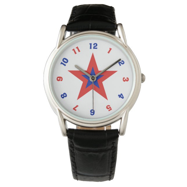 All-American Red and Blue Star Watch (Front)